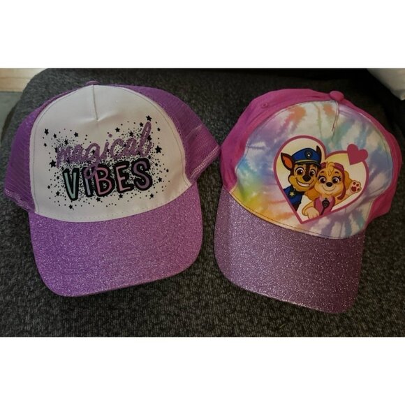 New Girls Paw Patrol Magical Vibes Sparkly Glitter Hats - Picture 1 of 4